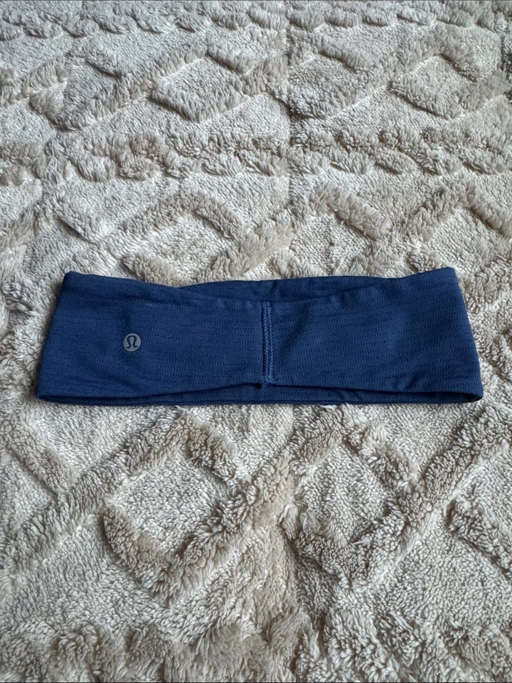 Lululemon Navy Blue Headband With Gripps